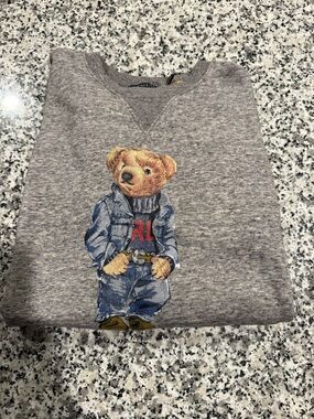 Polo Ralph Lauren Bear Sweatshirt XS Womens